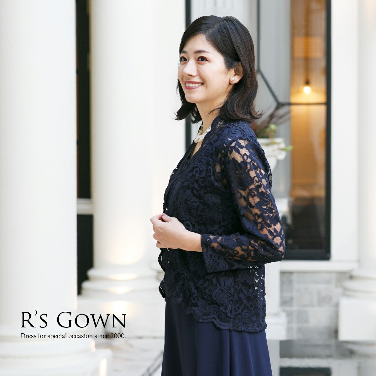 アンサンブル仕立てセットドレス（ジャケット＋ドレス）マザーズドレス  