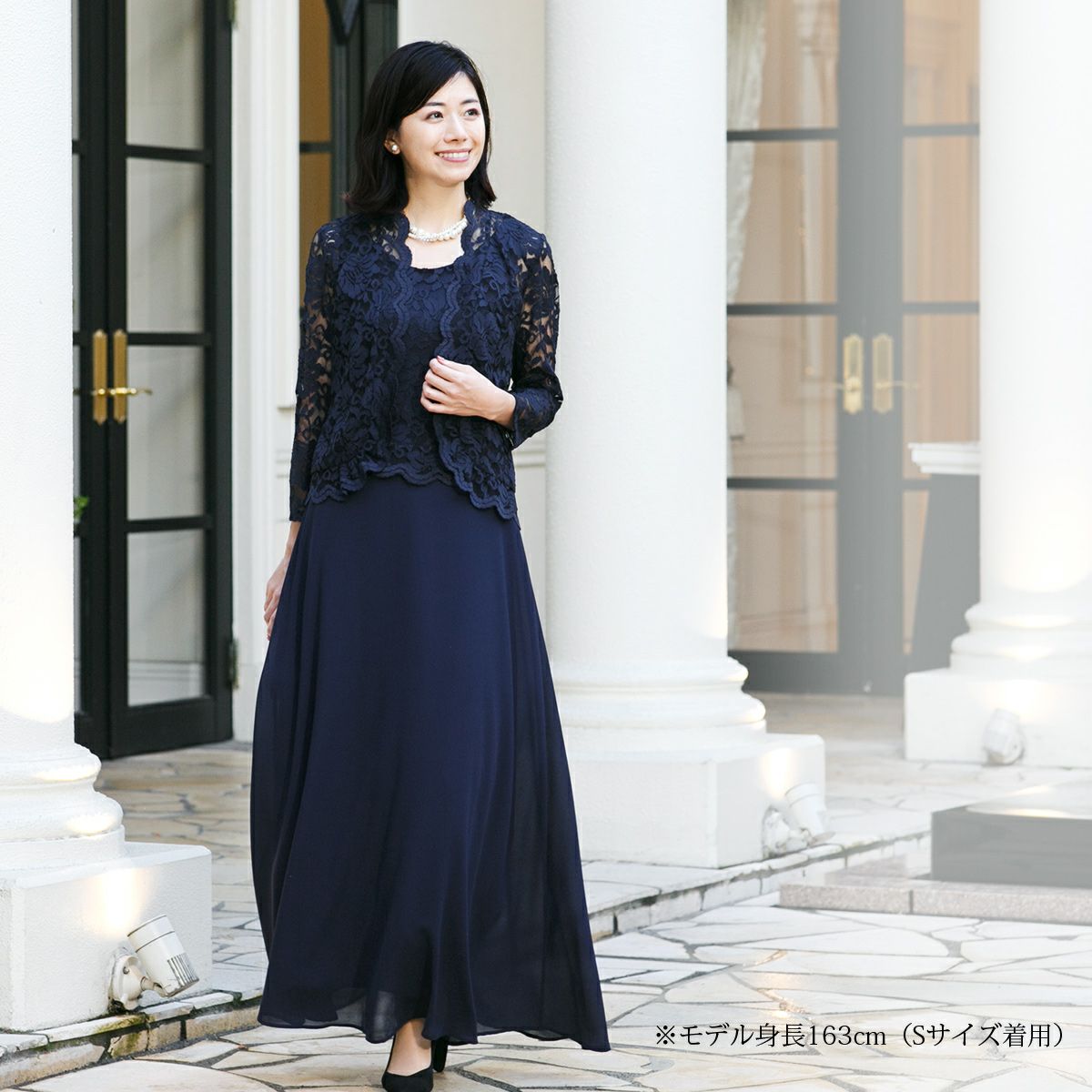 アンサンブル仕立てセットドレス（ジャケット＋ドレス）マザーズドレス  